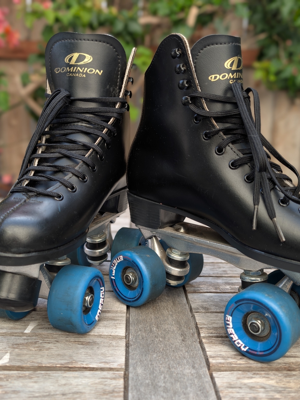 Dominion Canada Black Roller Skates Size 7.5 Womens